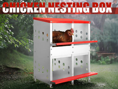 Chicken Nesting Box With 4 nests