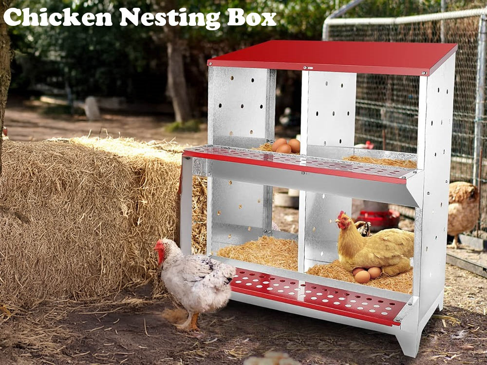 Chicken Nesting Box With 4 nests