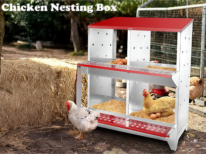 Chicken Nesting Box With 4 nests