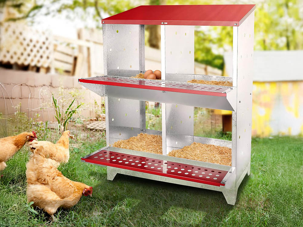 Chicken Nesting Box With 4 nests