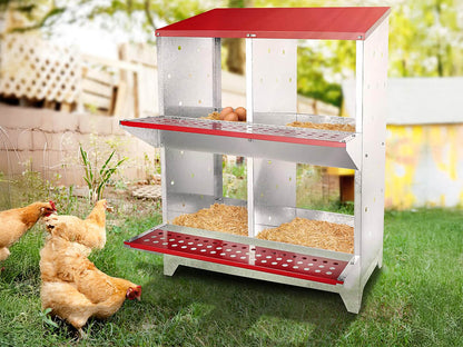 Chicken Nesting Box With 4 nests