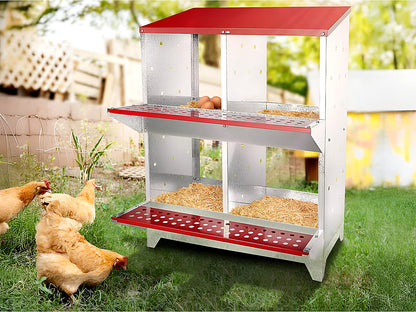 Chicken Nesting Box With 4 nests