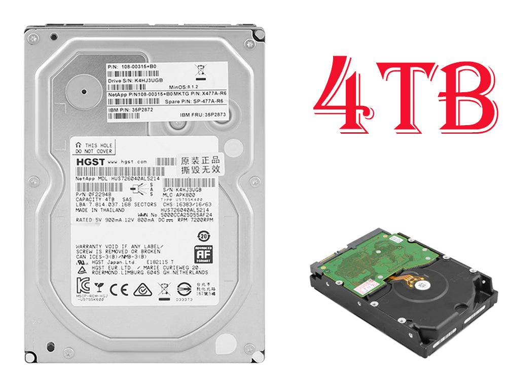 Hard Drive 4TB - Excellent - Refurbished