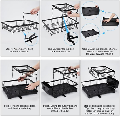 Dish Drying Rack Holder