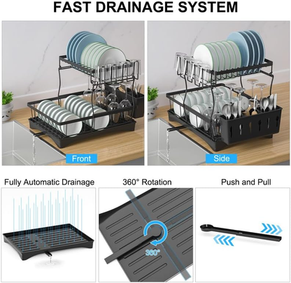 Dish Drying Rack Holder