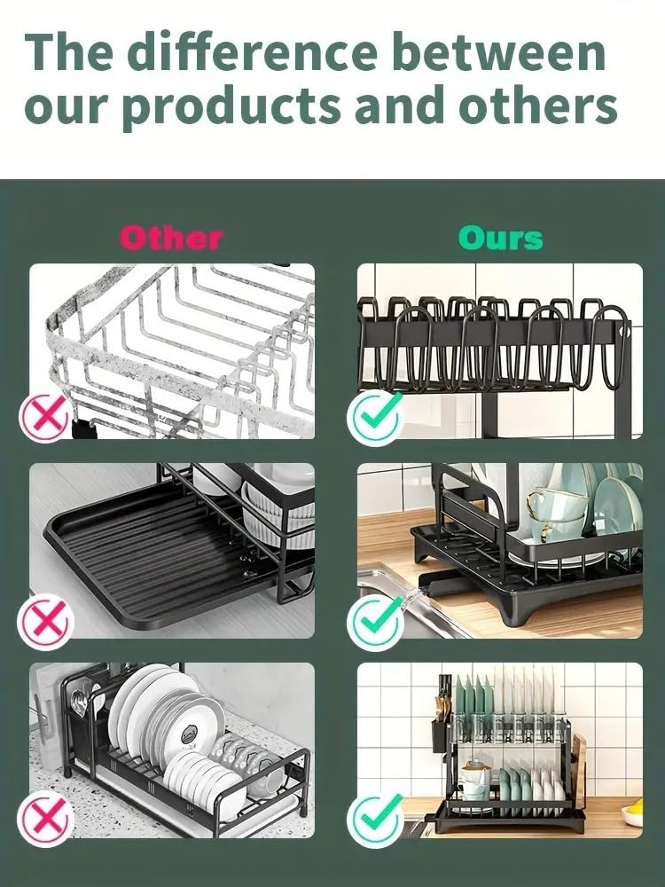 Dish Drying Rack Holder