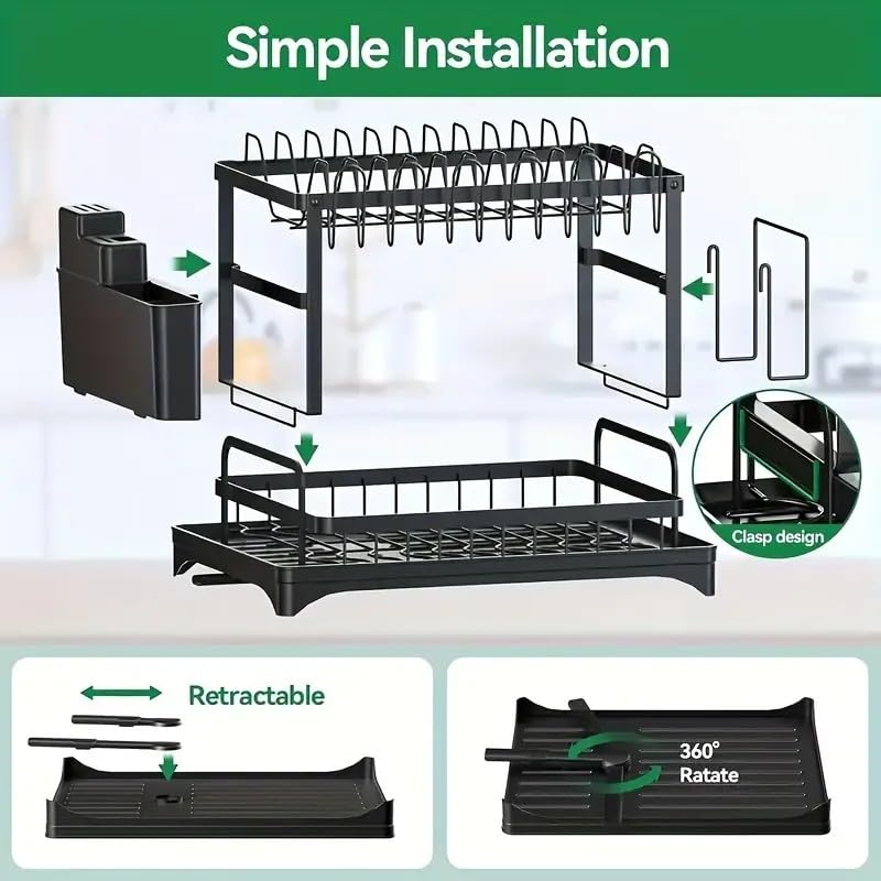 Dish Drying Rack Holder