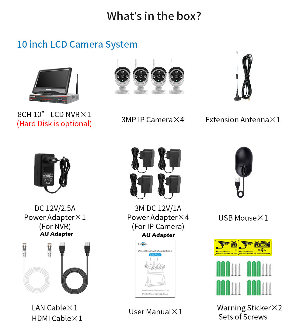 Wireless Security Camera System
