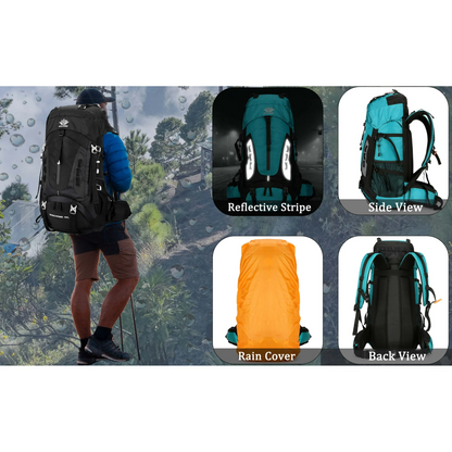 60L Camping & Hiking Backpack – Lightweight Travel Backpack for Outdoor Adventures HNHM1111
