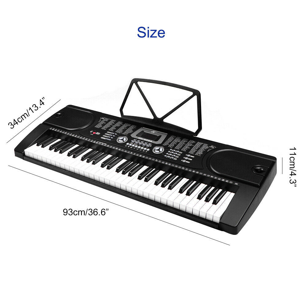 Electronic Piano Keyboard Piano with Stand Headphone and Stool