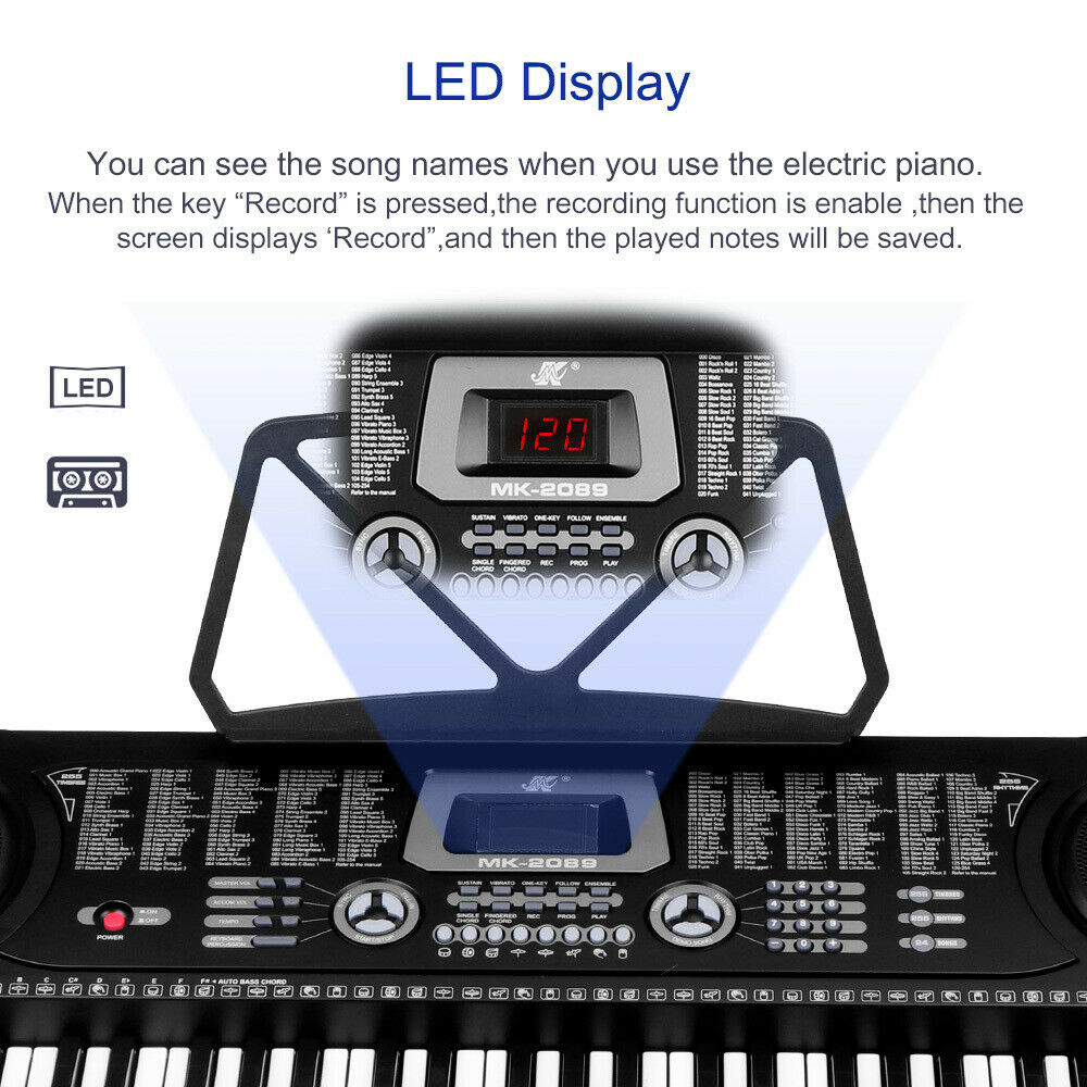 61 Key Electronic Piano Keyboard Piano