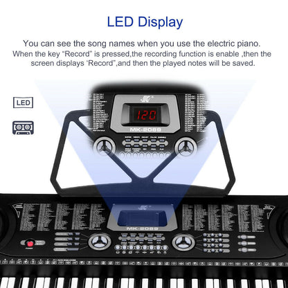 61 Key Electronic Piano Keyboard Piano