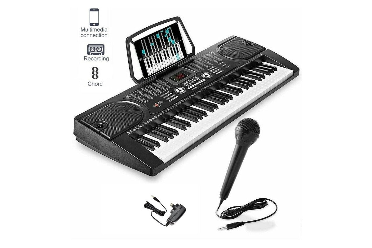 Electronic Keyboard Piano and Piano Stand