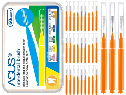 60Pcs X 1.5 mm Interdental Brushes Health Care Tooth