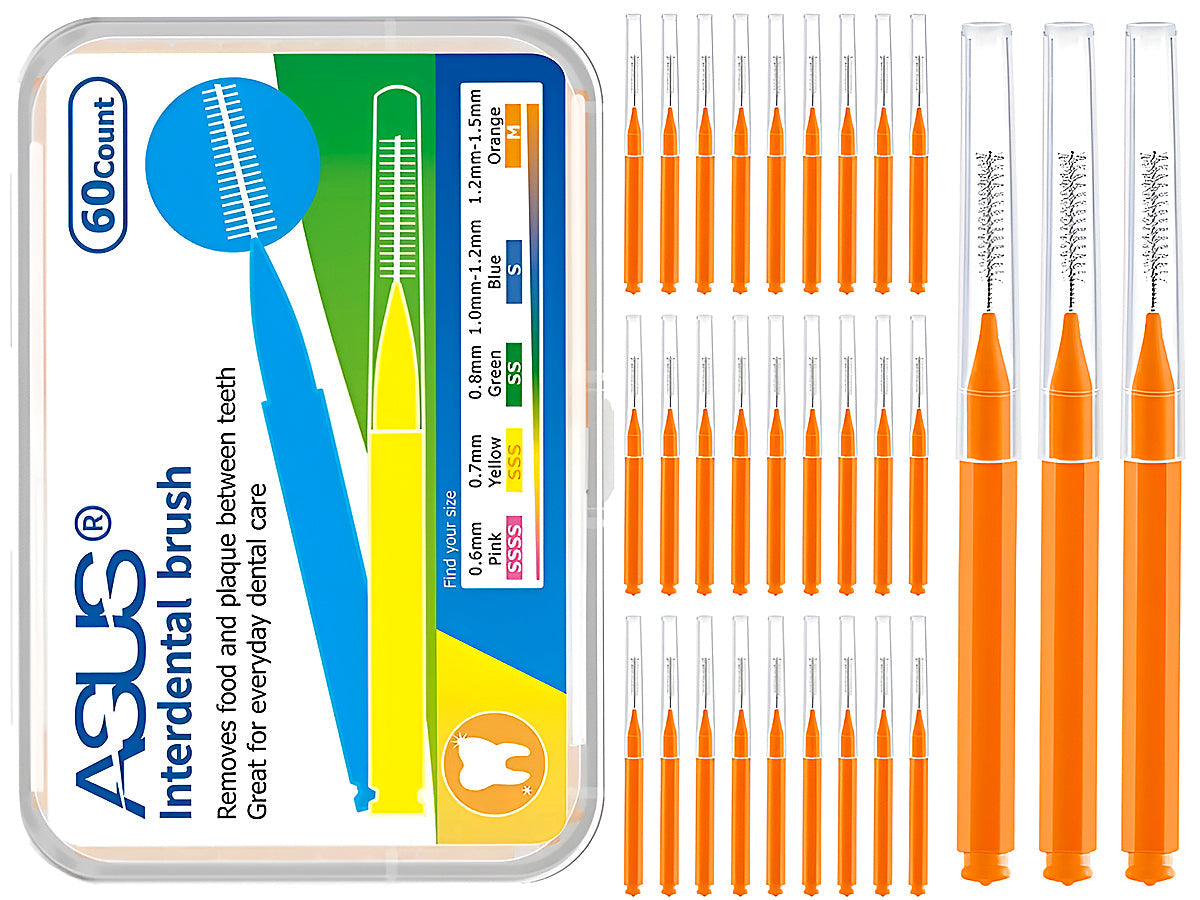 60Pcs X 1.5 mm Interdental Brushes Health Care Tooth