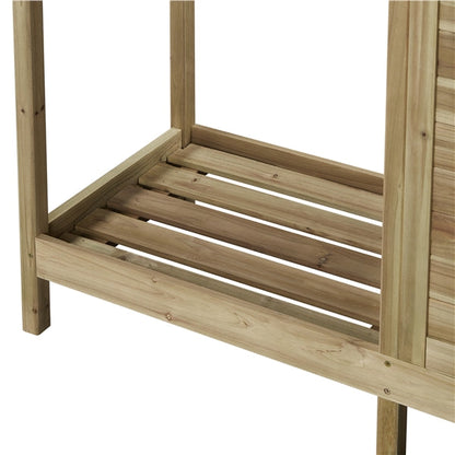 Outdoor Garden Potting Bench Table Work Bench Metal Tabletop
