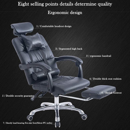 Office Chair with Footrest Computer Chair