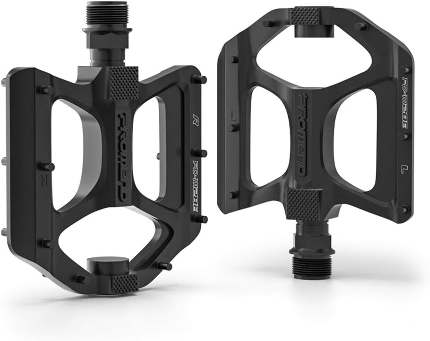 Mountain Bike Pedals LED Pedals Bicycle Flat Pedals (Black)