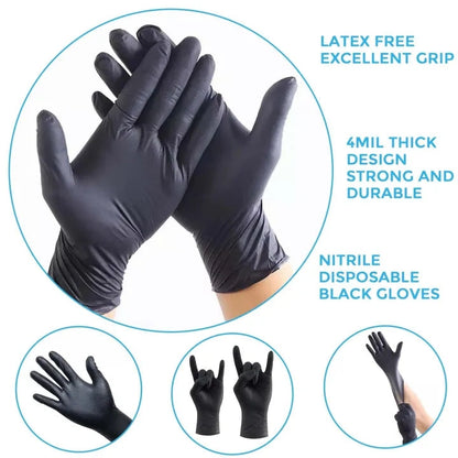 Disposable Nitrile Gloves Medium Size 100pcs
