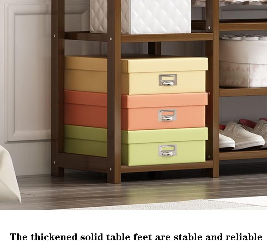 Bamboo Wardrobe Clothes Rack