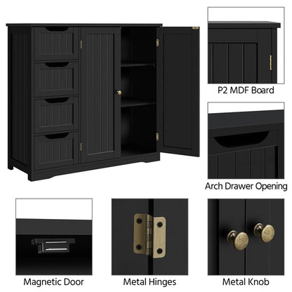 Furniture Organizer Bathroom Floor Cabinet Side Storage Cabinet