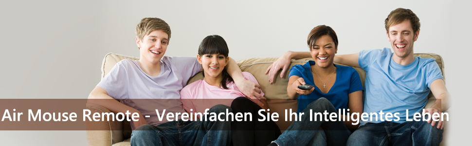 Wireless Air Mouse Remote with Keyboard