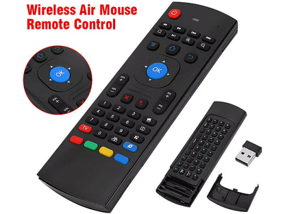 Wireless Air Mouse Remote with Keyboard