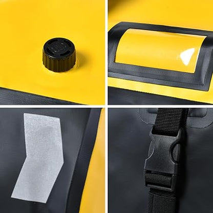 Waterproof Motorcycle Tail Bag – 40L / 66L Roll-Top PVC Duffle BQF11412