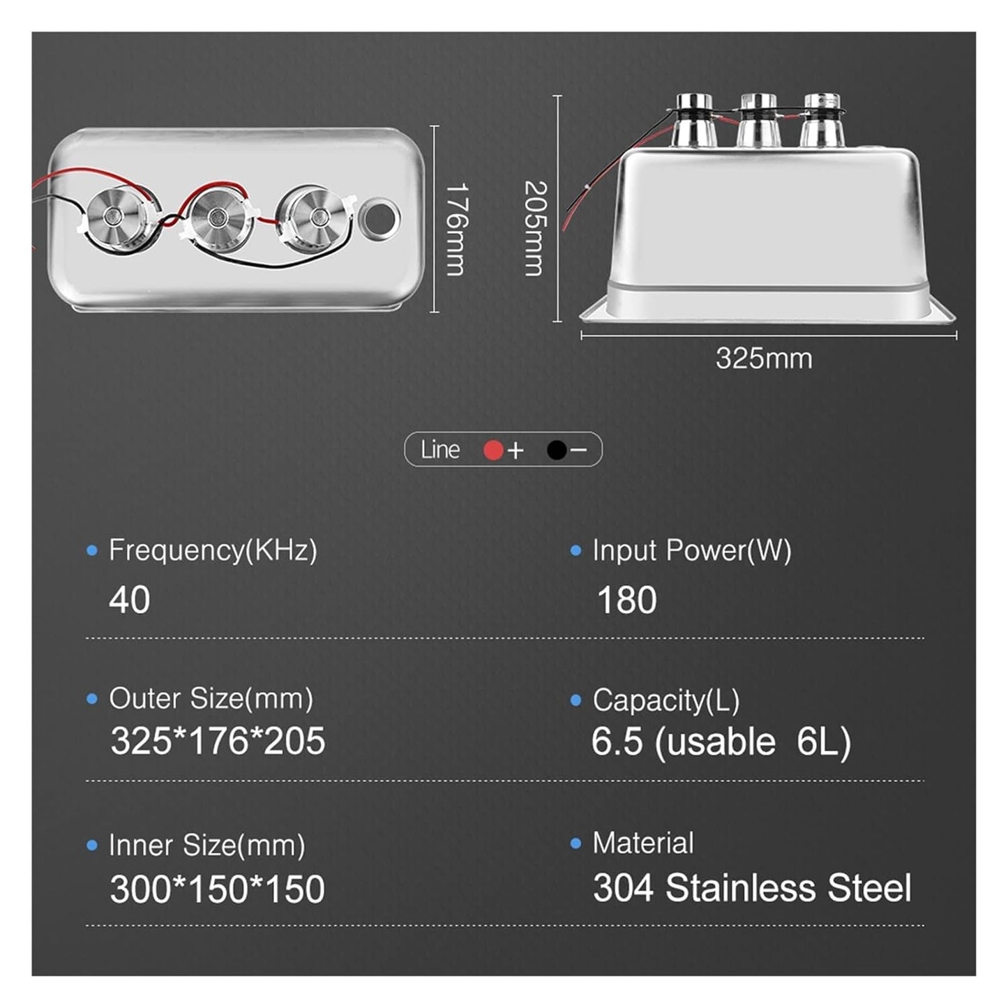 Ultrasonic Cleaner 6.5L