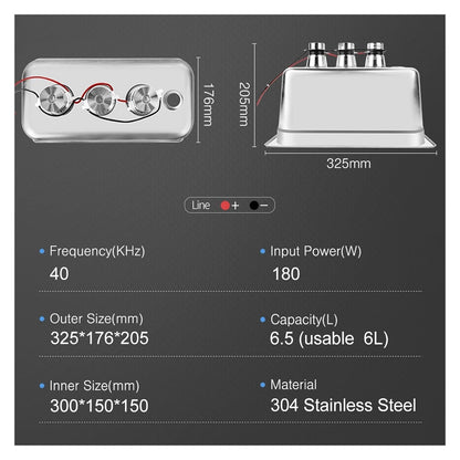 Ultrasonic Cleaner 6.5L