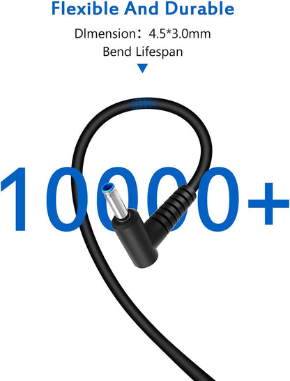 HP Laptop Charger 65W Blue Tip Power Adapter