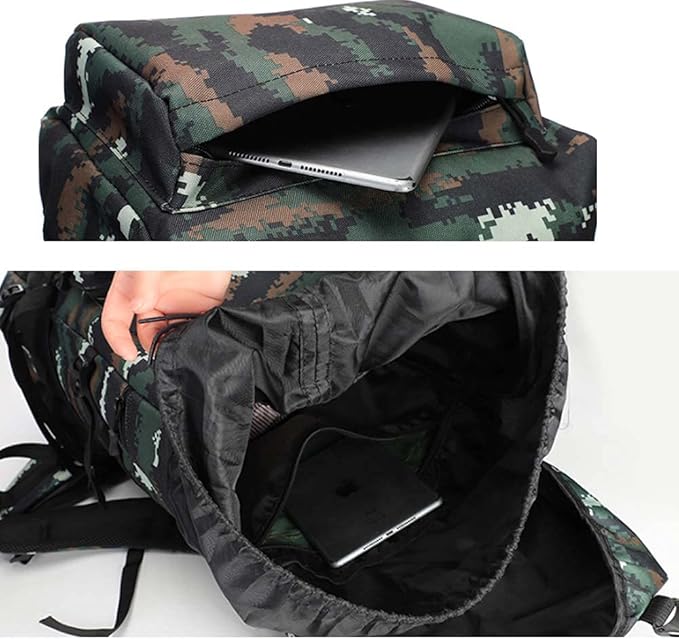 ECOTREK 70L Military Backpack – Tactical Camping, Hiking & Travel Rucksack BDHS5176