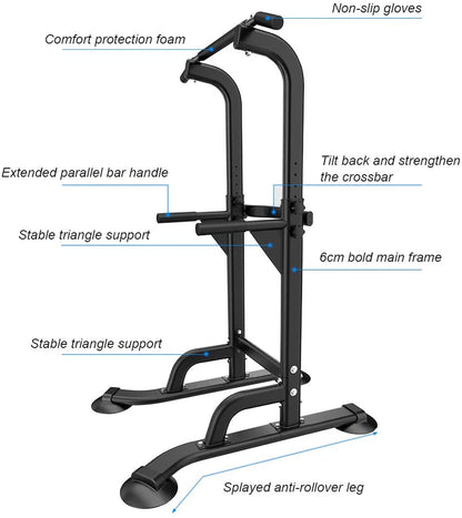 Multi-Function Chin-Up and Pull-Up Bar – Adjustable Workout Station