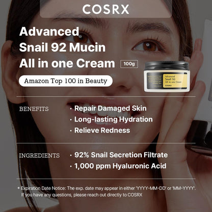 COSRX Advanced Snail 92 All In One Cream 100g