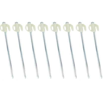ECOTREK Glow Tent Pegs – Steel Camping Ground Stakes for Tent, Tarp & Canopy JP34715