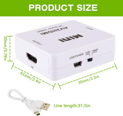 HDMI Converter - RCA to HDMI Adapter
