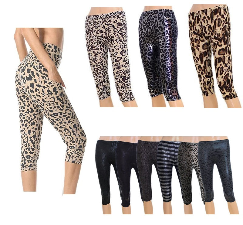 3 pcs Tight Yoga Running Sport Pants Cropped Leggings Fitness Trouser