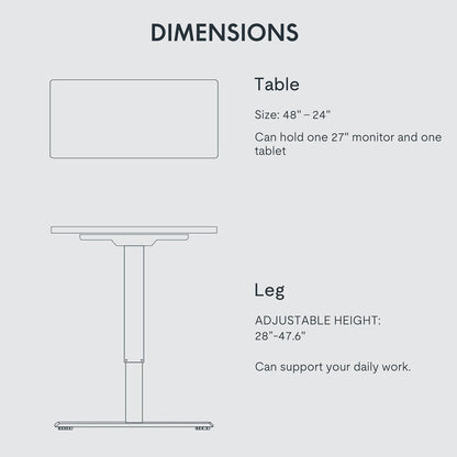 Height Adjustable Desk Table 120CM