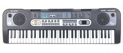 Keyboard Piano with Piano Music and Piano Stand