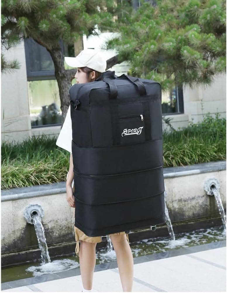 Expandable Extra-Large Travel Duffel Bag with Wheels – Waterproof & Lightweight (6 Wheels) BGMF7155