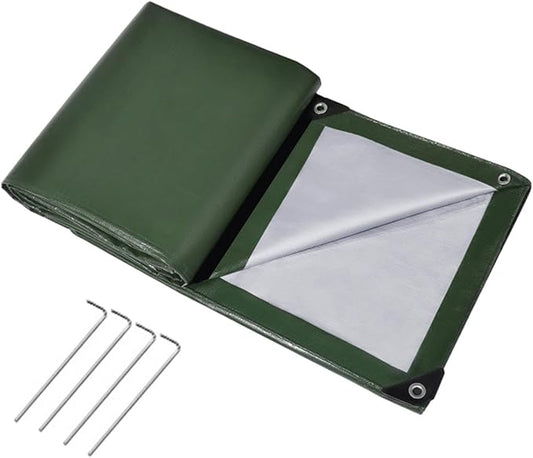 Ecotrek Waterproof Camping Tarp Ground Sheet - UV Protection Reinforced Eyelet Cover ZX7012