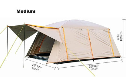 Family Tent –Double layers Waterproof-3 Size Two Colours Aavailable LCF91228