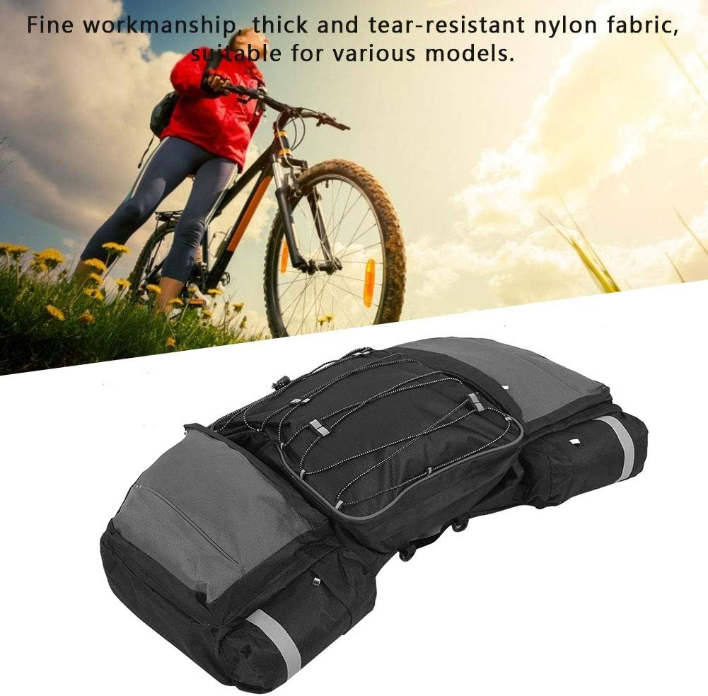 3-in-1 Bicycle Rear Rack Bag with Rain Cover 43L JS61310