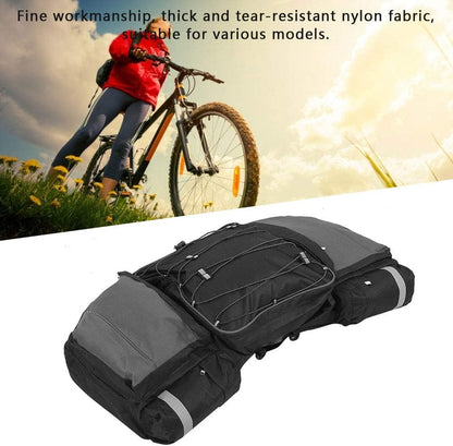 3-in-1 Bicycle Rear Rack Bag with Rain Cover 43L JS61310