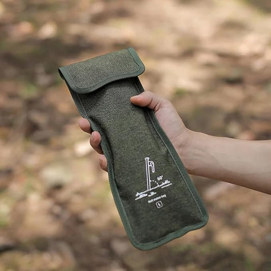 Ecotrek Tent Stakes Storage Bag - Camping Peg Organiser Pouch for 8"-12" Steel Nails CZ7502