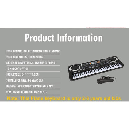 Electronic Keyboard Piano 61-Keys Piano