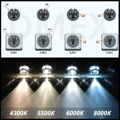 Xenon HID Headlight Bulbs 4300K D2S