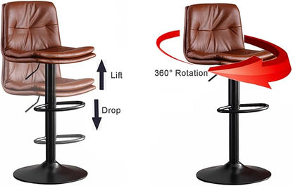 Bar Stools Adjustable Swivel Bar Stools