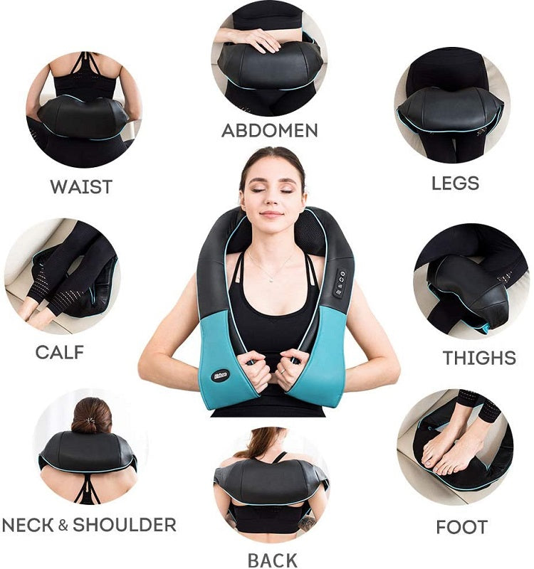 Neck Massager Shiatsu 3D Kneading Neck Shoulder Body Massager