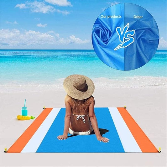 Sandproof & Waterproof Beach Mat – 210x200 cm  SFJJ5014
